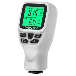 HW300-MAX Coating Thickness Gauge Anti-skid Paint Film Tester (White)