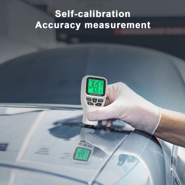 HW300-MAX Coating Thickness Gauge Anti-skid Paint Film Tester (White) - Image 7