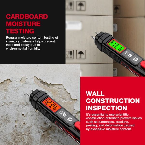 HABOTEST Wood Moisture Content Rapid Tester - Image 10