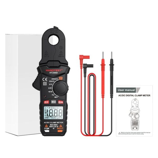 HABOTEST Mini Clamp Multimeter Portable Digital Ammeter - Image 12