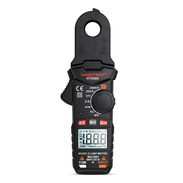 HABOTEST Mini Clamp Multimeter Portable Digital Ammeter - Image 2
