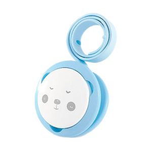 Portable Baby Cartoon Panda Pacifier Chain Soothing Teether Storage Chain (Blue)