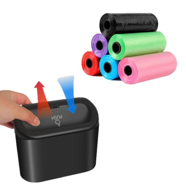 5rolls Thickened Car-Mounted Cleaning Disposable Garbage Bags (Random Color Delivery) - Image 6