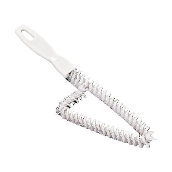 Multipurpose Window Trough Cleaning Tool Household Kitchen Stovetop Crevice Brush (White)