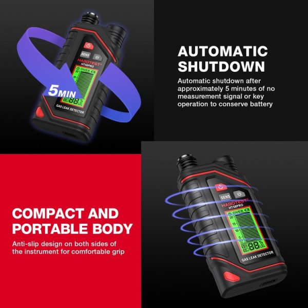 HABOTEST Portable Rechargeable Gas Detector - Image 10