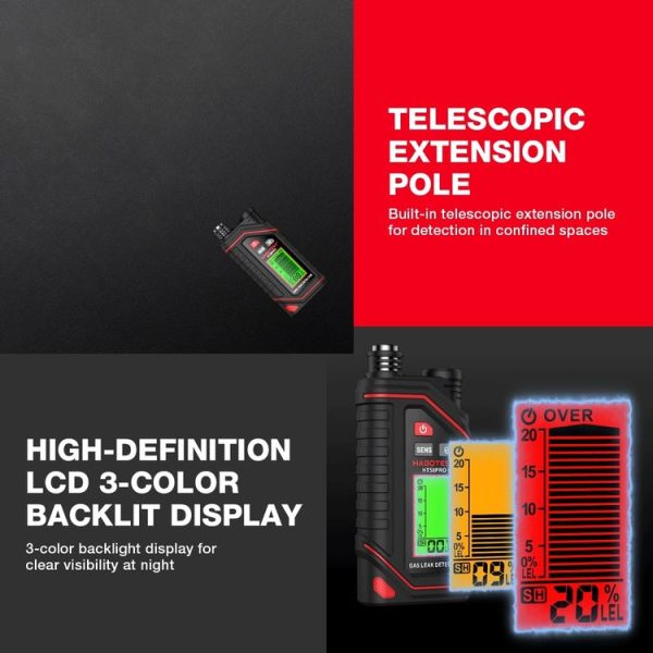 HABOTEST Portable Rechargeable Gas Detector - Image 12