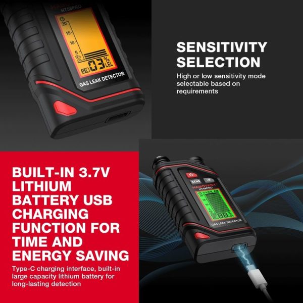HABOTEST Portable Rechargeable Gas Detector - Image 13