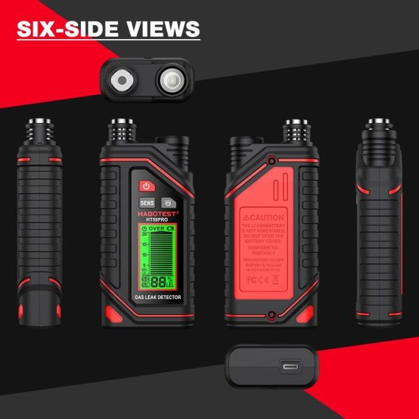 HABOTEST Portable Rechargeable Gas Detector - Image 5