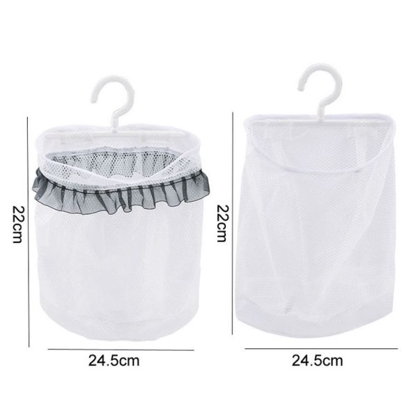 Wall Hanging Storage Bag Drying Underwear Mesh Pocket Cosmetic Storage Hanging Bag, Model: Without Lace - Image 3