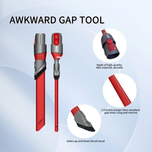 Dyson V7 V8 V10 V11 V12 V15 Vacuum Cleaner Ultra-narrow Crevice Brush Tool - Image 4