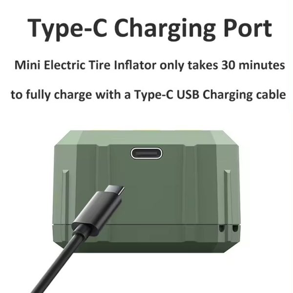 Mini Electric Smart Air Pump for Outdoor Cycling (B1) - Image 3