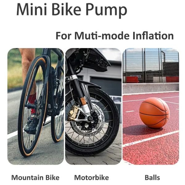 Mini Electric Smart Air Pump for Outdoor Cycling (B1) - Image 4