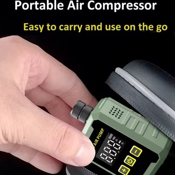 Mini Electric Smart Air Pump for Outdoor Cycling (B1) - Image 5