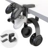 360 Degree Rotation Headset Bracket With Game Handle Organizer (Black)