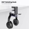 360 Degree Rotation Headset Bracket With Game Handle Organizer (Black) - Image 2