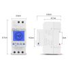 SINOTIMER TM929AKL 85-265V 16A 24hrs Digital Analogue Din Module Time Switch With Backlight - Image 5