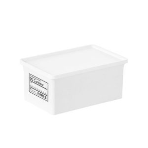Household Laundry Detergent Storage Box Small Things Storage Organizer With Dust Cover, Specification: Small