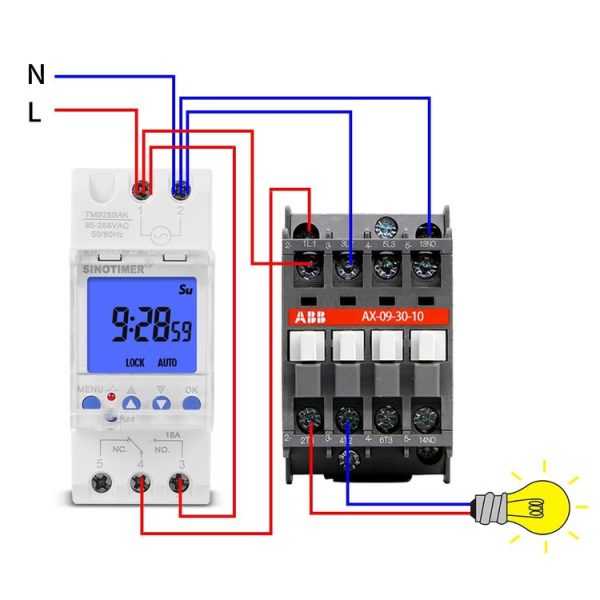SINOTIMER TM928SAKL 85-265V 16A 1 Second to 168 Hours Programmable Electronic Time Switch - Image 7