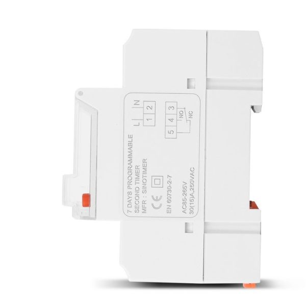 SINOTIMER TM928SBKL 85-265V 30A 1 Second to 168 Hours Programmable Electronic Time Switch - Image 4