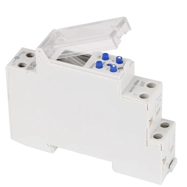 SINOTIMER TM610-2 220V 18mm Width Weekly Programmable Digital Timer Switch - Image 2