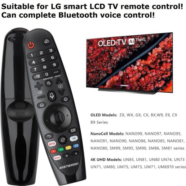 LG TV Bluetooth Handheld Infrared Voice Multi-Function Remote Control (AKB75855501) - Image 4