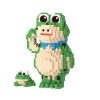 855pcs / Box Children Educational Assembly Small Frogs Building Blocks Toy (Salute)
