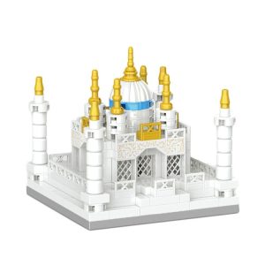288pcs / Box High Difficulty Micro-Particle Taj Mahal Castle Building Blocks Children Puzzle Toys Festival Gift