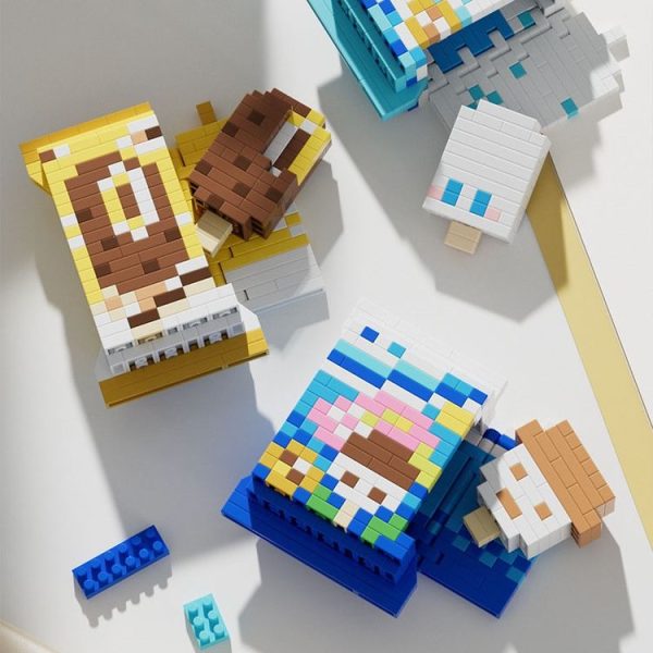 6086-1 Lez Childhood Memory Ice-Cream Series Micro-Particle Building Block Toys Birthday Gift - Image 4