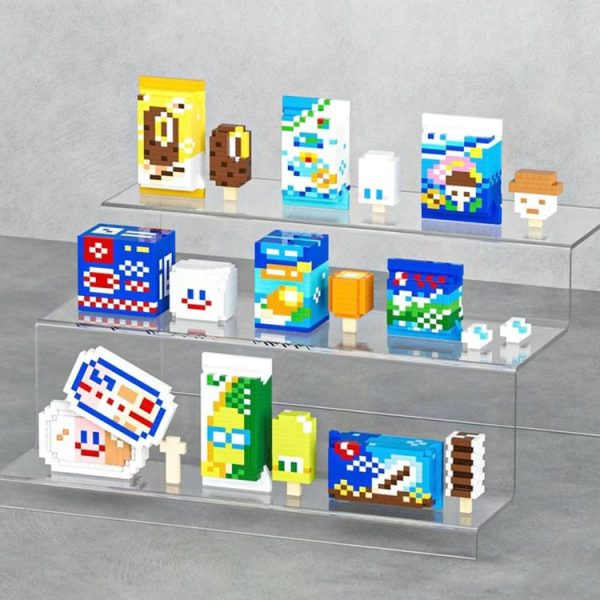 6086-1 Lez Childhood Memory Ice-Cream Series Micro-Particle Building Block Toys Birthday Gift - Image 6