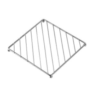 Square Stainless Steel Electroplating Kitchen Thickened Pot Rack Household Heat Insulating Mat Anti-Scald Dish Mat