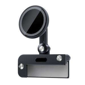 Tesla Model 3 / Y Car Magnetic Phone Holder Rotatable Car Navigation Mount, Style: Round