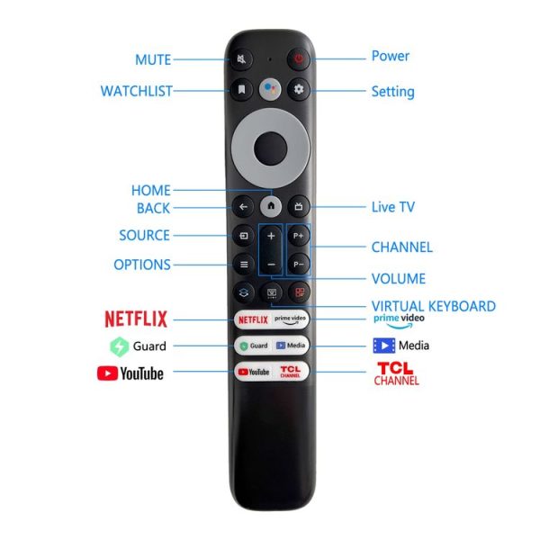 TCL FMR1 Infrared Smart TV Remote Control - Image 3