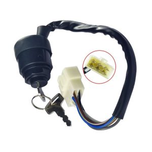 Kawasaki ATV / UTV Starter Power Ignition Switch Key Lock (Black)