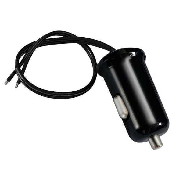 35cm 12V / 24V Car Cigarette Lighter Automobile Universal Power Plug (Black)
