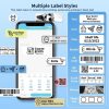 Phomemo D30 Thermal Label Printer Portable Bluetooth Mini Label Maker Machine With 1 Roll Paper White - Image 5