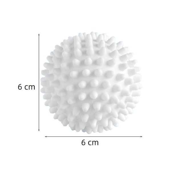 2pcs Anti-fouling Anti-tangle Hair-absorbing Clothes Cleaning Balls Anti-static Knotting Hedgehog Wash Balls (White) - Image 10