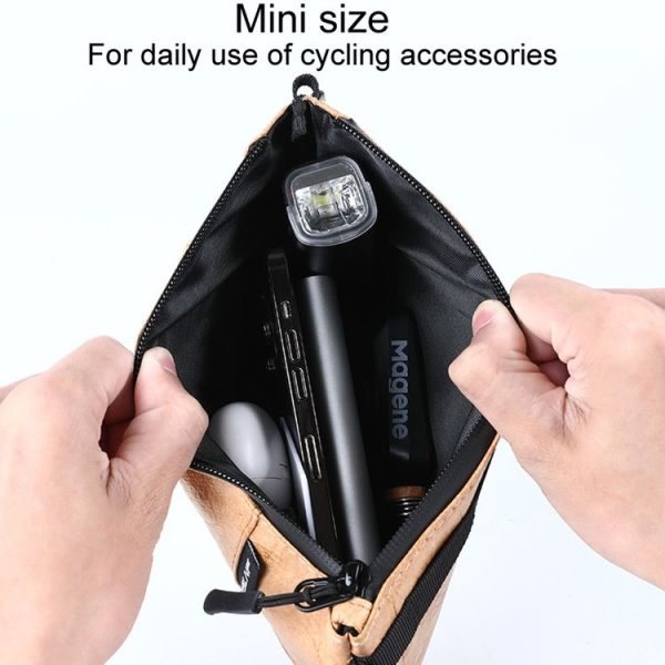 ESLNF Outdoor Cycling Bicycle Bag Mountain Bike Cell Phone Storage Side Bag (Yellow) - Image 4