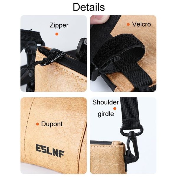 ESLNF Outdoor Cycling Bicycle Bag Mountain Bike Cell Phone Storage Side Bag (Yellow) - Image 5