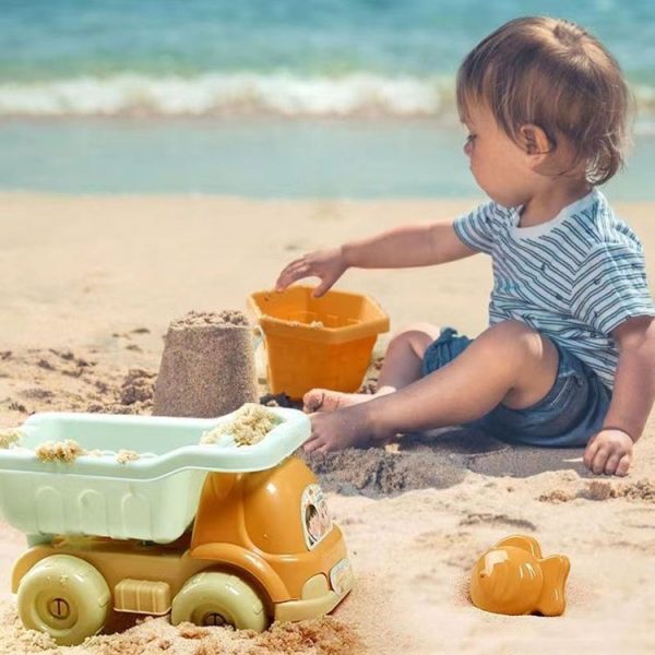 5pcs / Set Hourglass Children Outdoor Beach Toys Play Water Play Sand Set - Image 10