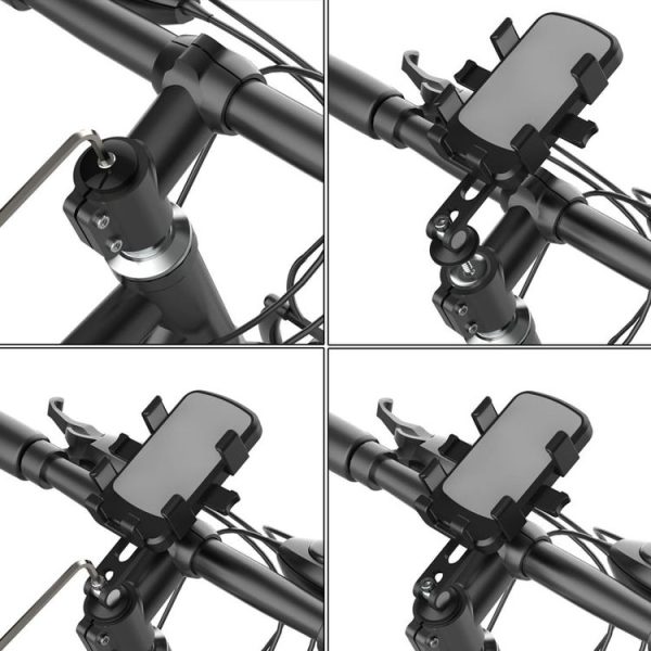 Mountain Road Bicycle Phone Holder Aluminum Alloy Cycling Navigation Bracket (Handlebar Stand Model) - Image 5