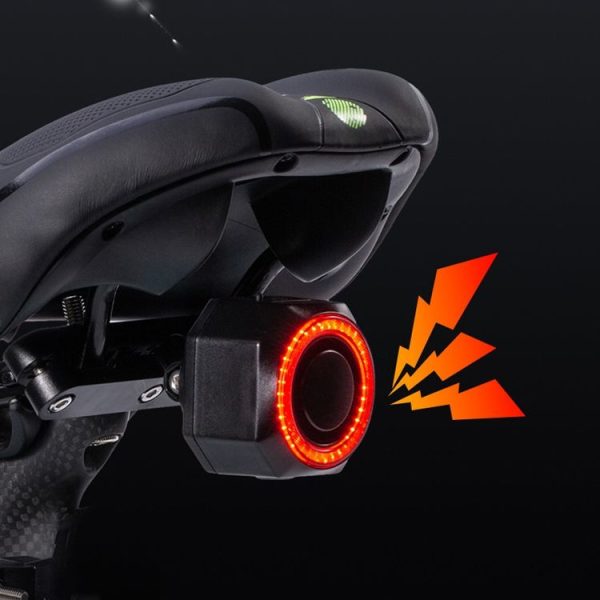 Bicycle Smart Taillight Anti-theft Alarm Brake Warning Light, Model: WL03C Remote Control - Image 10