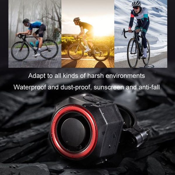 Bicycle Smart Taillight Anti-theft Alarm Brake Warning Light, Model: WL03C Remote Control - Image 5