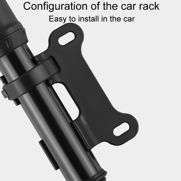 Bicycle High Pressure Pump Home Mini Portable Basketball Inflator Accessories (Black) - Image 4