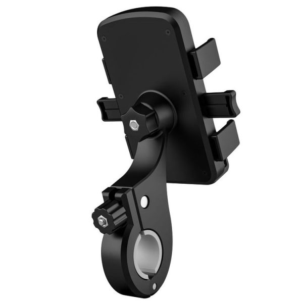 Mountain Road Bike Phone Holder Motorcycle Aluminum Alloy Riding Navigation Bracket, Model: Handlebar Model - Image 2