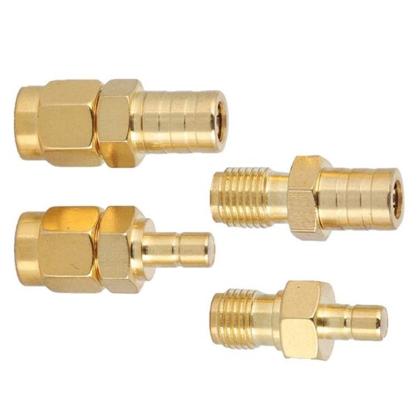 4 In 1 SMA-SMB RF Adaptor All Copper Gold Plated High Frequency Adaptor - Image 2