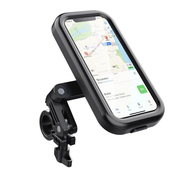 Waterproof Motorcycle Bicycle Cell Phone Holder 360 Rotating Riding Navigation Holder, Model: Handlebar Stand - Image 2