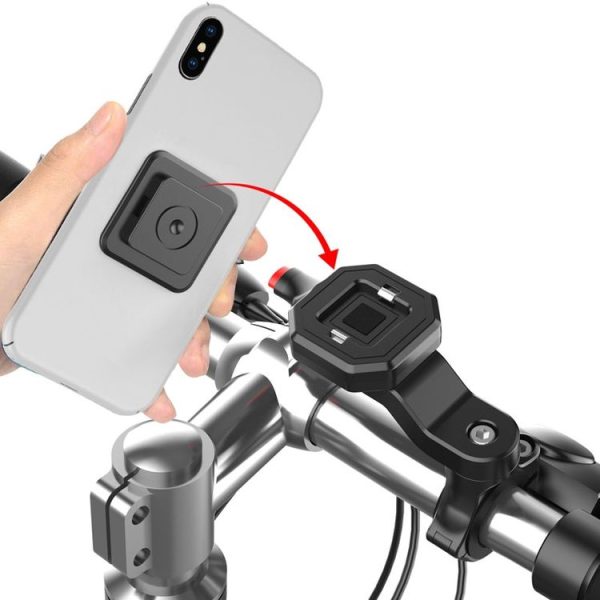 146G Bicycle Motorcycle Cell Phone Holder Rearview Mirror Handlebar Outdoor Riding Navigation Holder - Image 3
