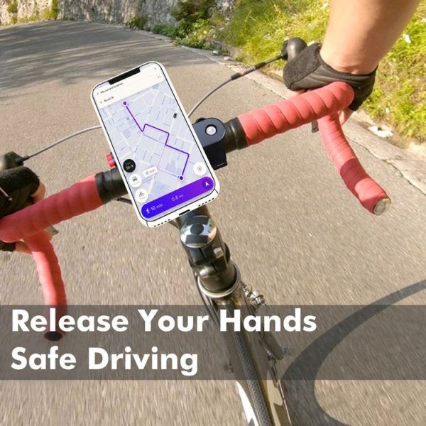 146G Bicycle Motorcycle Cell Phone Holder Rearview Mirror Handlebar Outdoor Riding Navigation Holder - Image 8