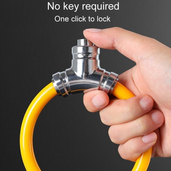 Mountain Bike Cable Lock Outdoor Cycling Waterproof Anti-Theft Lock (Random Color Delivery) - Image 6