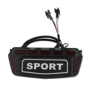 KUGOO M5 AIMITE Electrical Scooter Rear Tail Light Brake Warning Lights (Black)